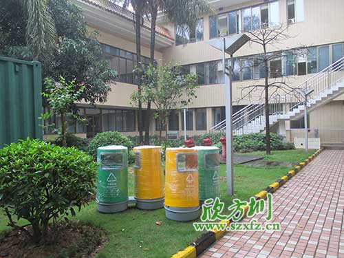 韶關(guān)物業(yè)分類玻璃鋼垃圾桶，提升社區(qū)好環(huán)境。
